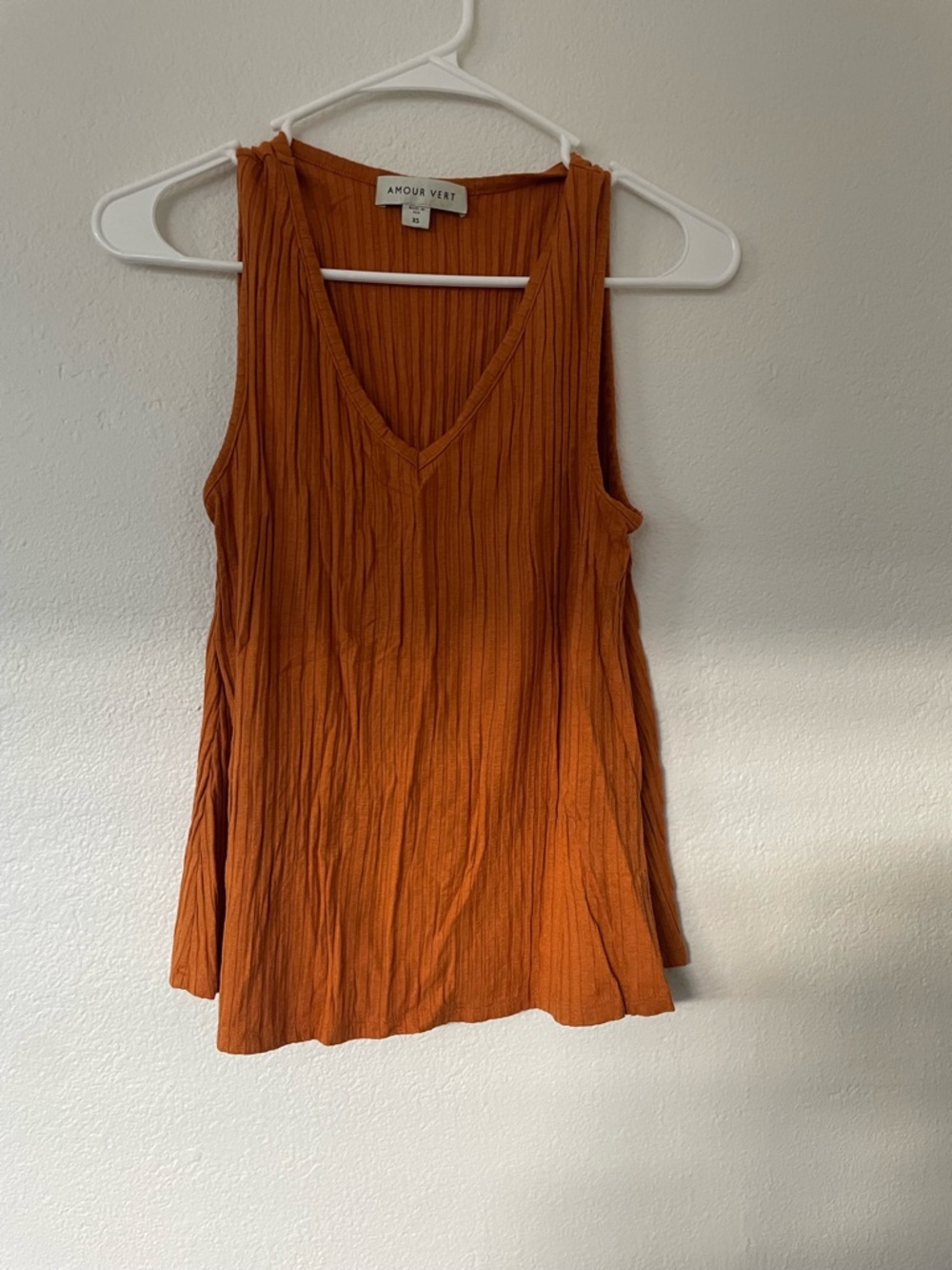 Amour Vert Orange Tank Top